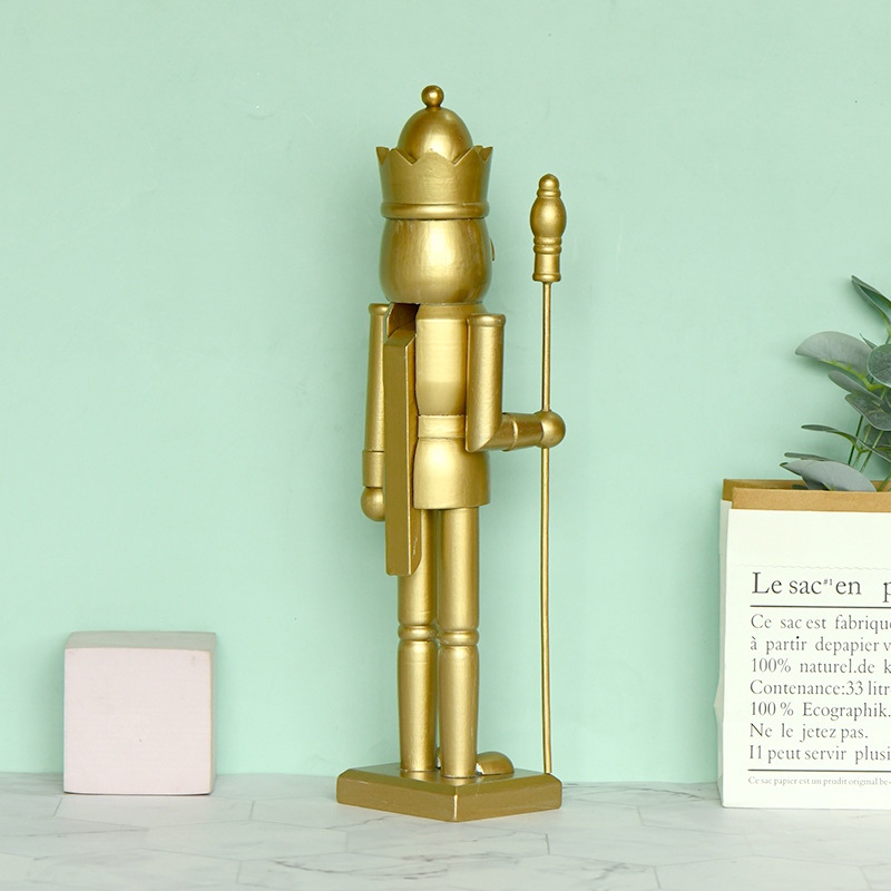 Golden Nutcracker King, 38 cm