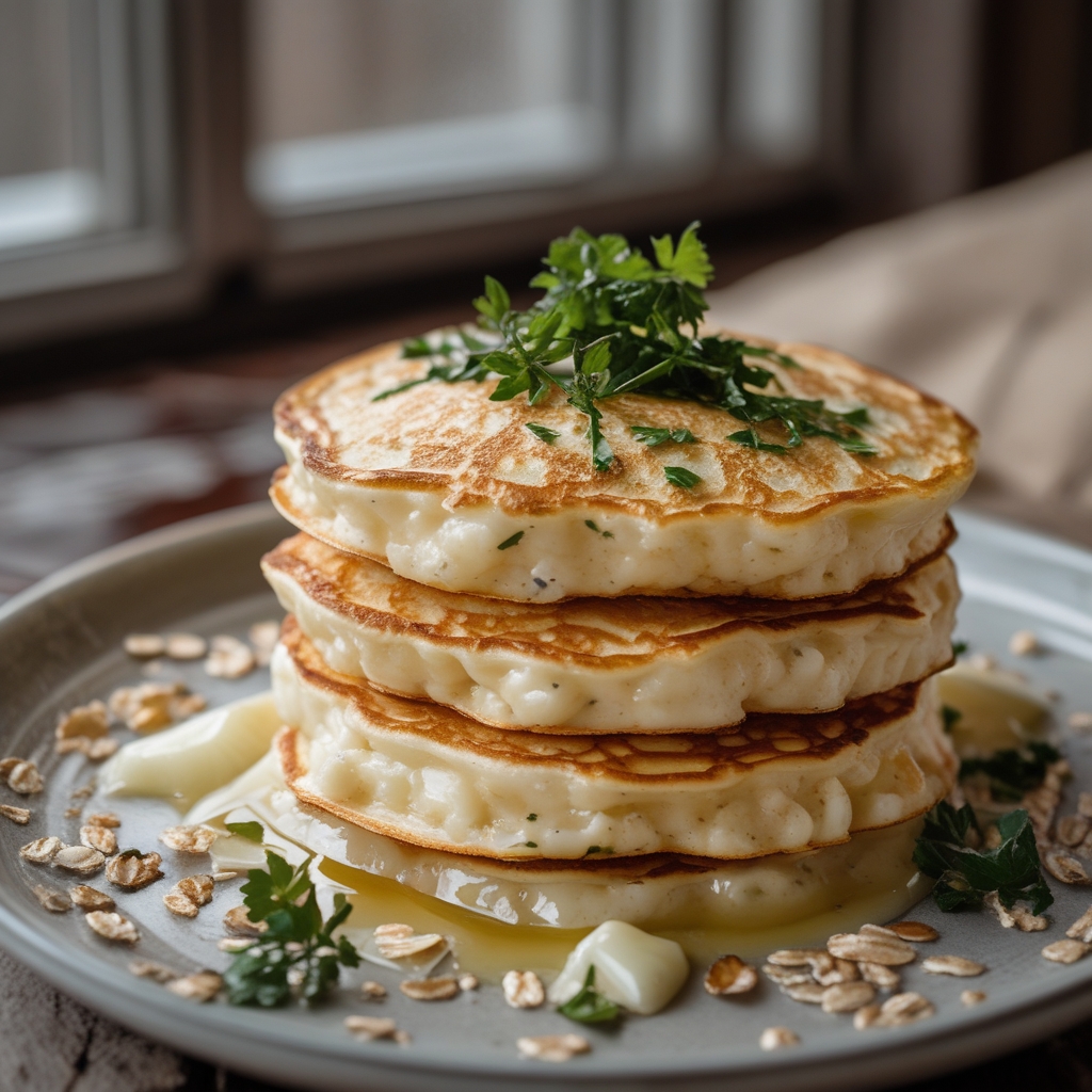 Quick & Low-Calorie Quark Pancakes with Oats – High Protein Breakfast! Easy Homemade Recipe