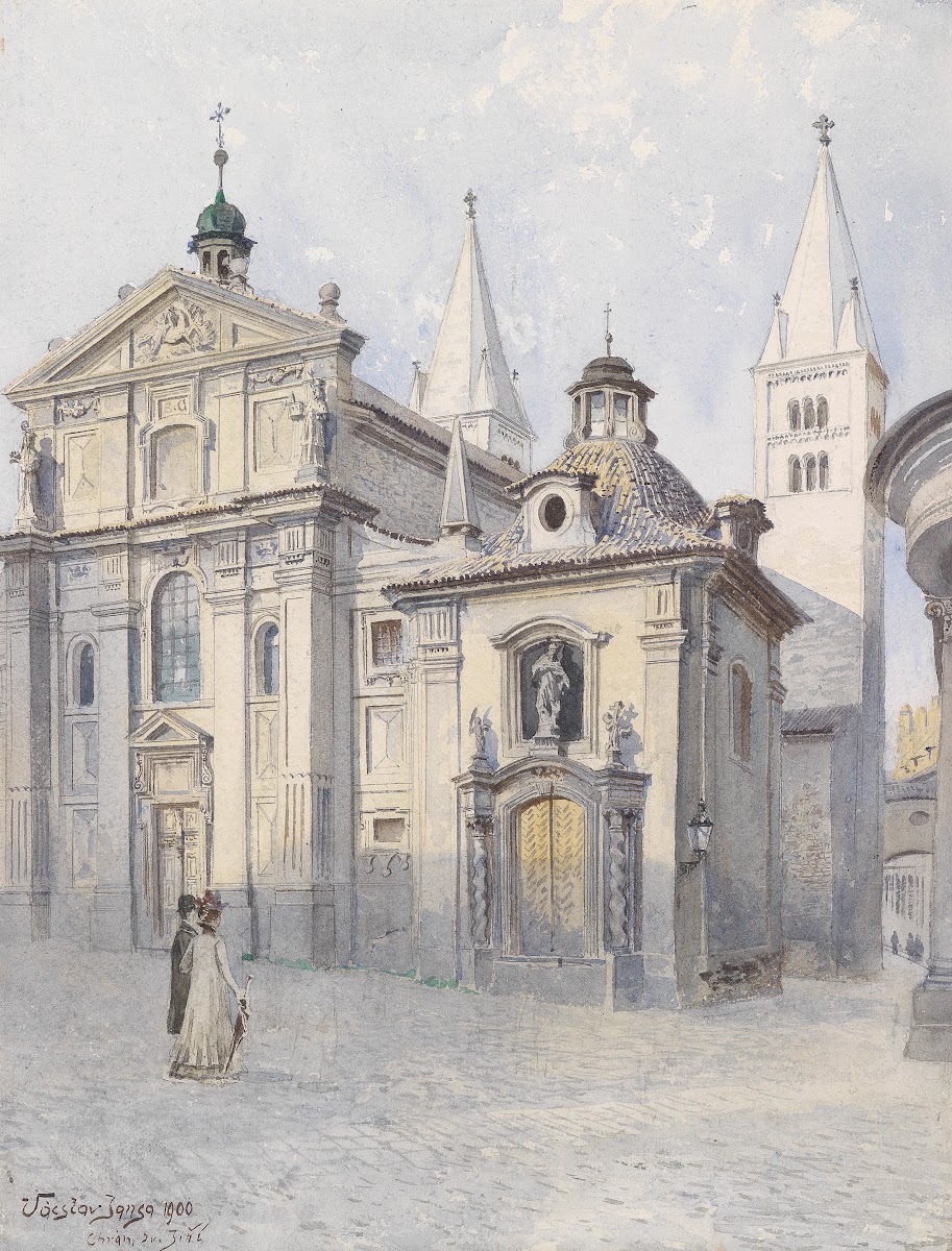 Georgsbasilika Prag 1900