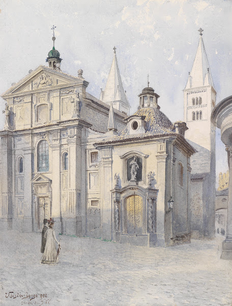 Georgsbasilika Prag 1900
