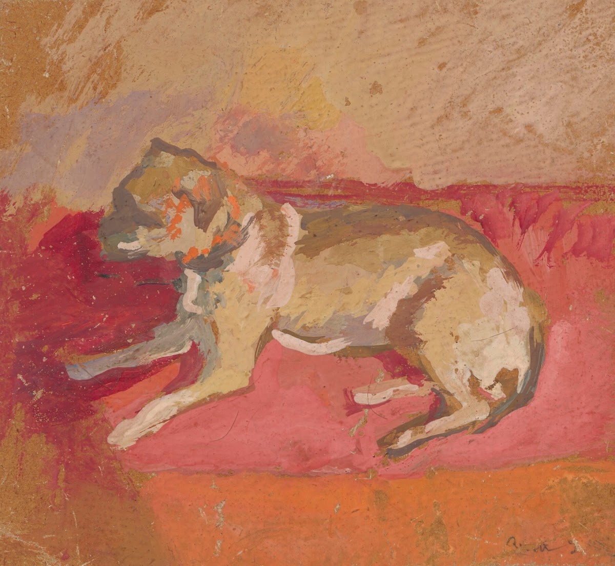 Lying dog 1913 1914