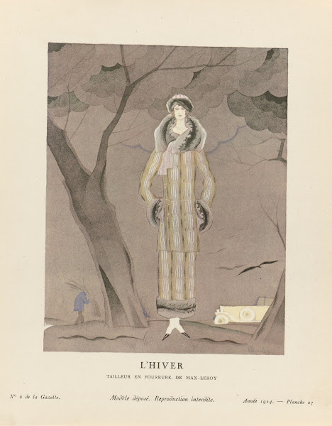 Lhiver Tailleur en fourrure de Max Leroy 1924