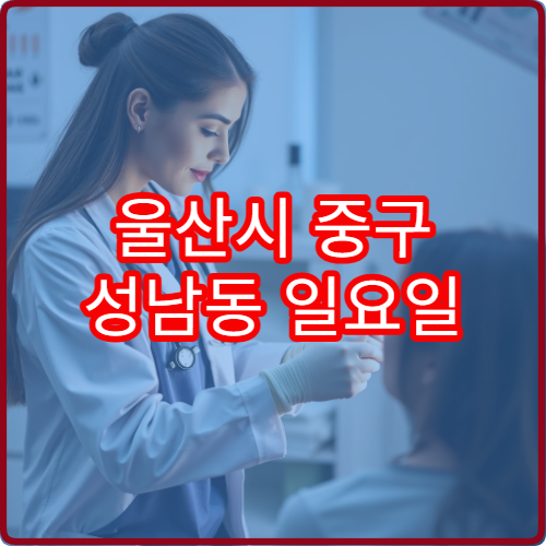 울산시 중구 성남동 일요일 정형외과 진료 가능한 병원 외상 통증 치료