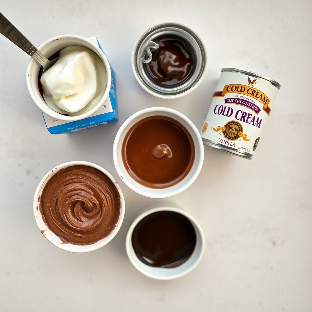 Ingredients for Creamy No-Churn Chocolate Ice Cream Recipe – Easy 5-Ingredient Homemade Treat