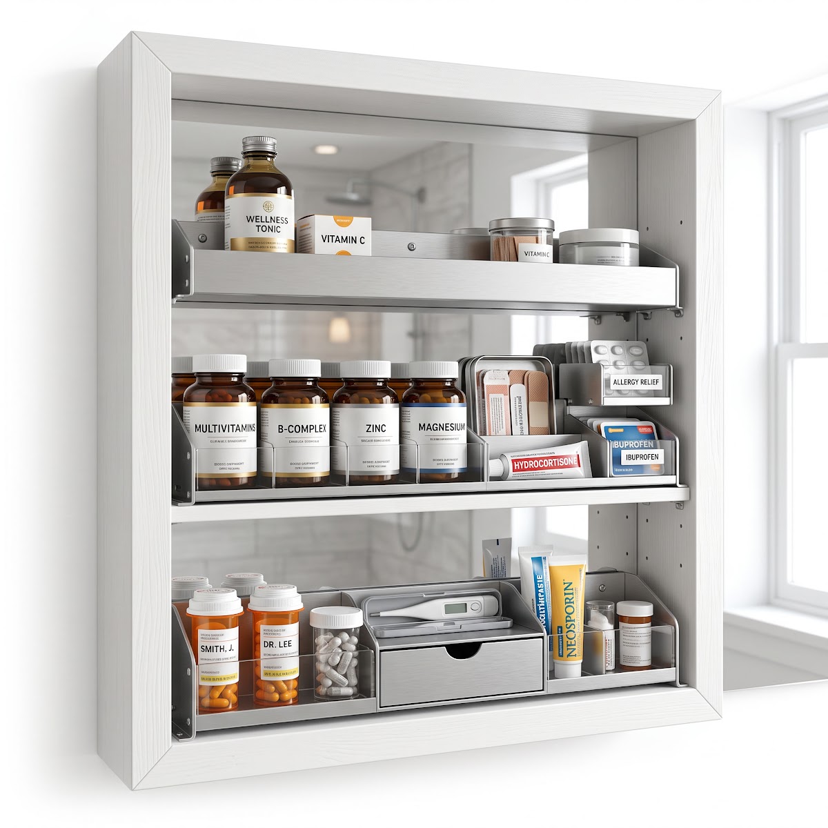 Best Medicine Cabinet Organizers for Daily Essentials (2026) - BEST OVERALL — PRODUCT SHOT