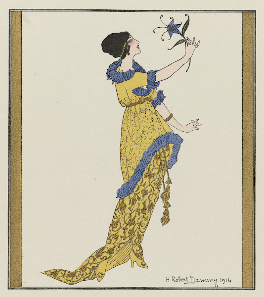 La fleur merveilleuse  Robe du soir de Doucet 1914