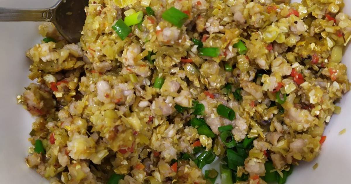 Ruột khổ qua xào sả ớt