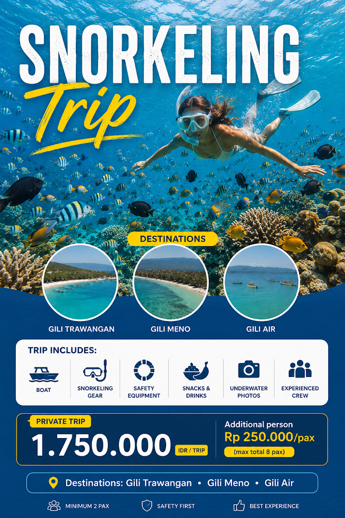Snorkeling Trip Gili Matra