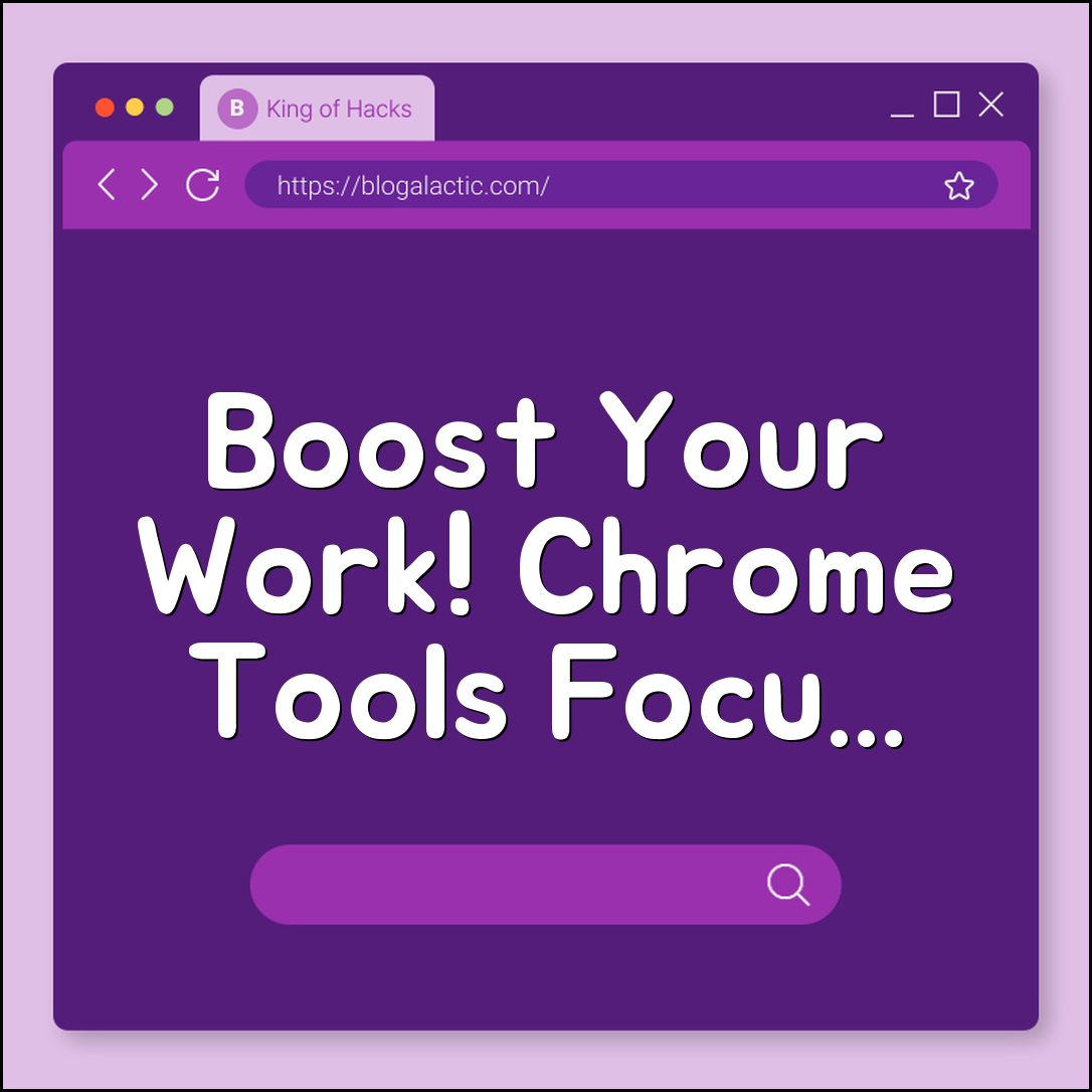Obscure Chrome extension productivity tools (focus, tabs, blockers)