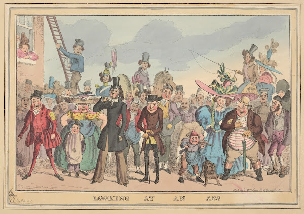 Looking at an ass 1828