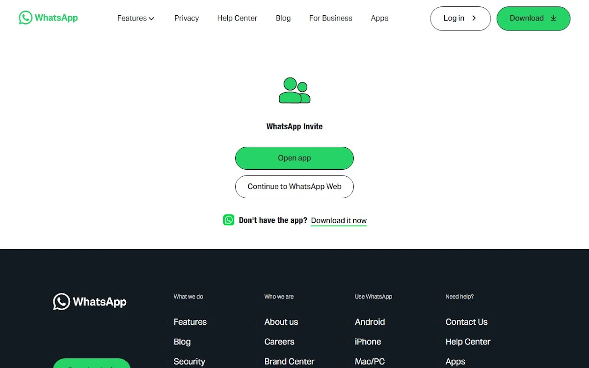 Captura de AI Builders WhatsApp Group