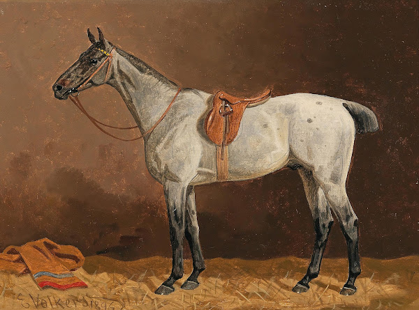 A White Horse in the Stable 1896