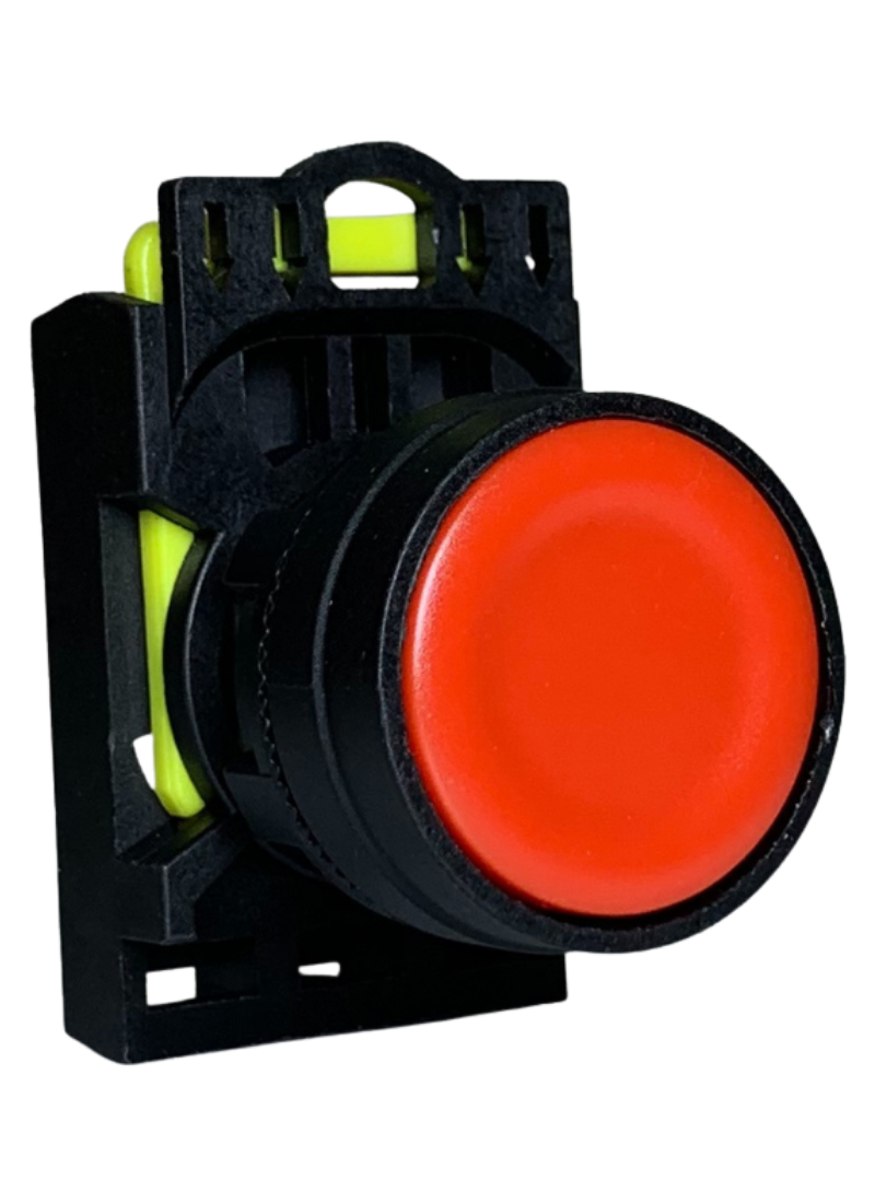 Push Button Momentary Red 1N/C