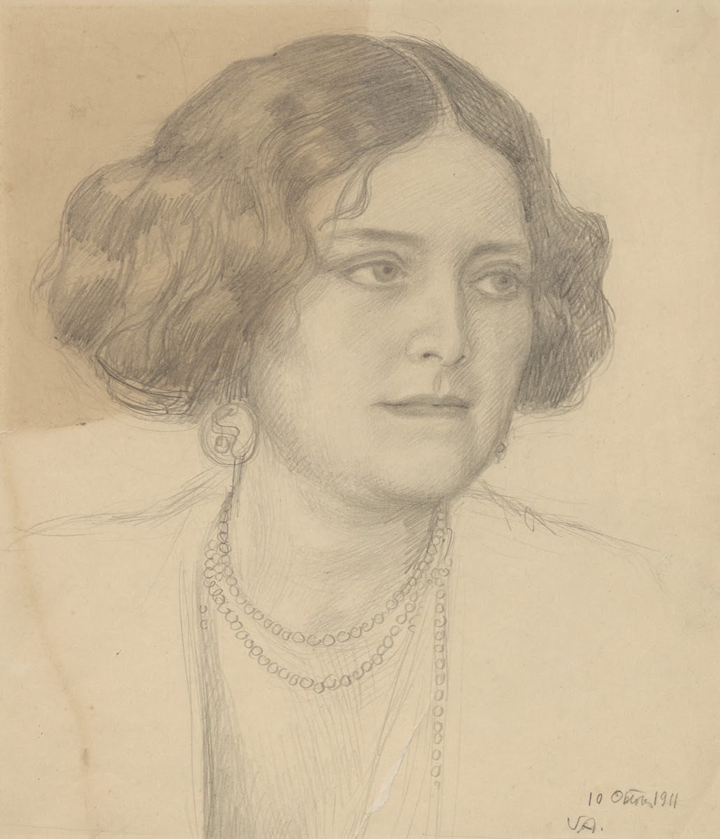 Portrait of the artists wife 1911