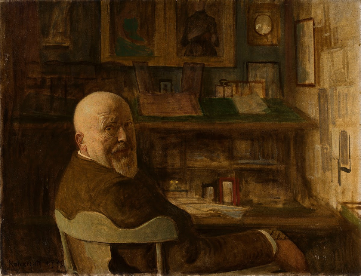 Portrait of a man at the desk 1899