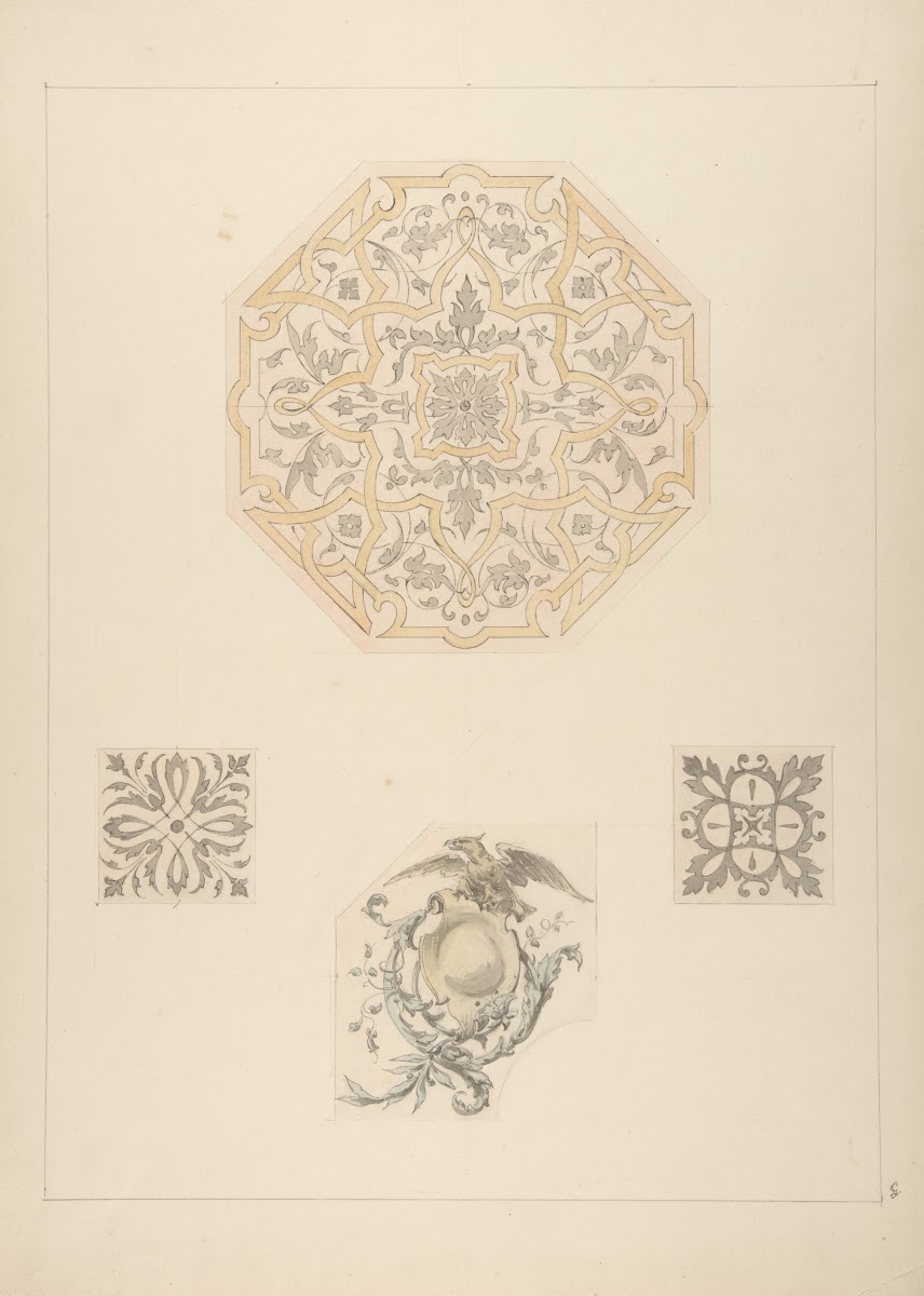 Four designs for decorative motifs 183097