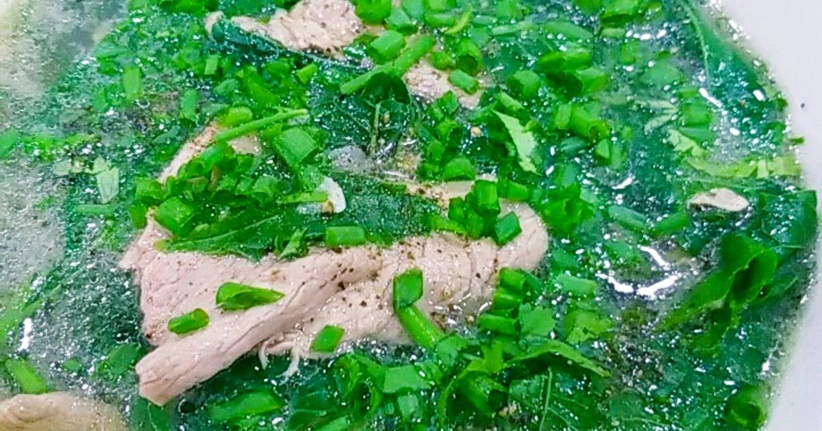 Canh thịt bò lá lốt