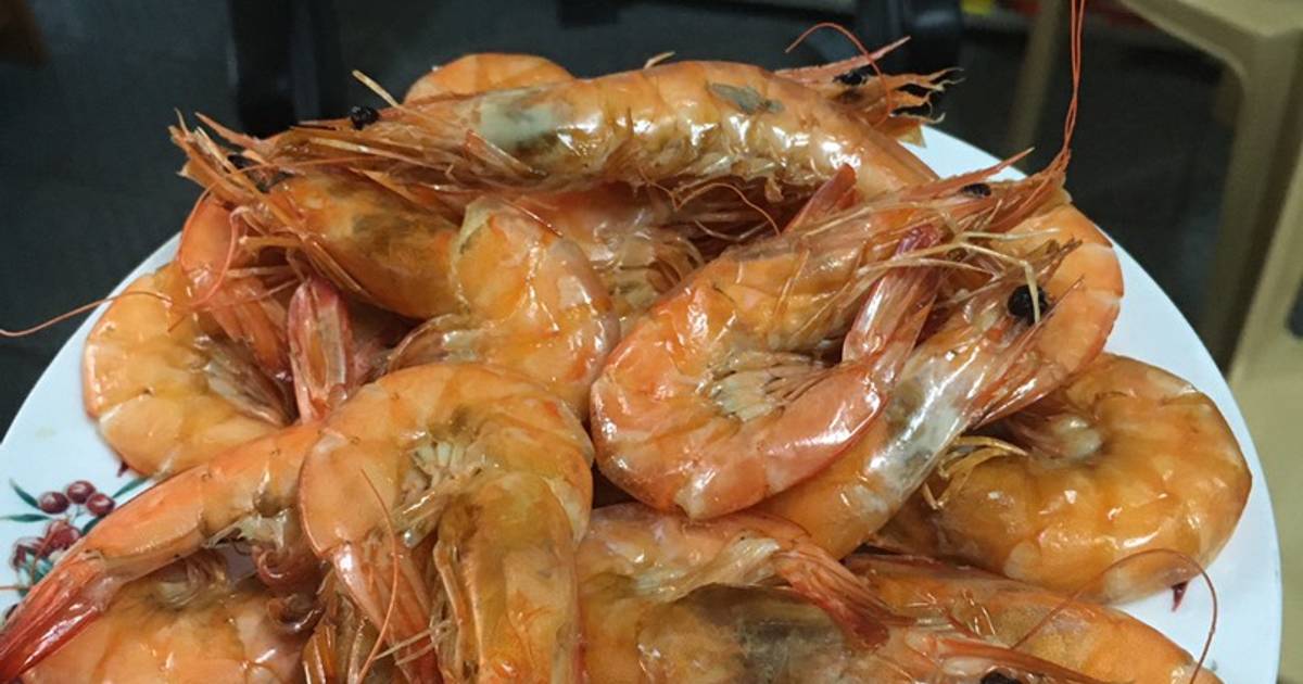 Tôm nướng nồi chiên không dầu
