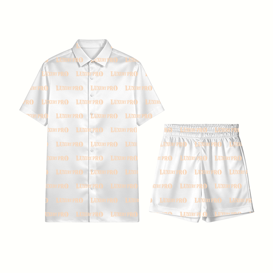 AOP Regular Collar Shirt & Universal Beach Shorts