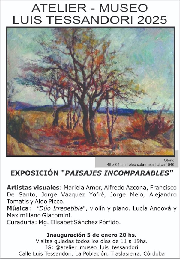 Inauguración en el atelier de Luis Tessandori