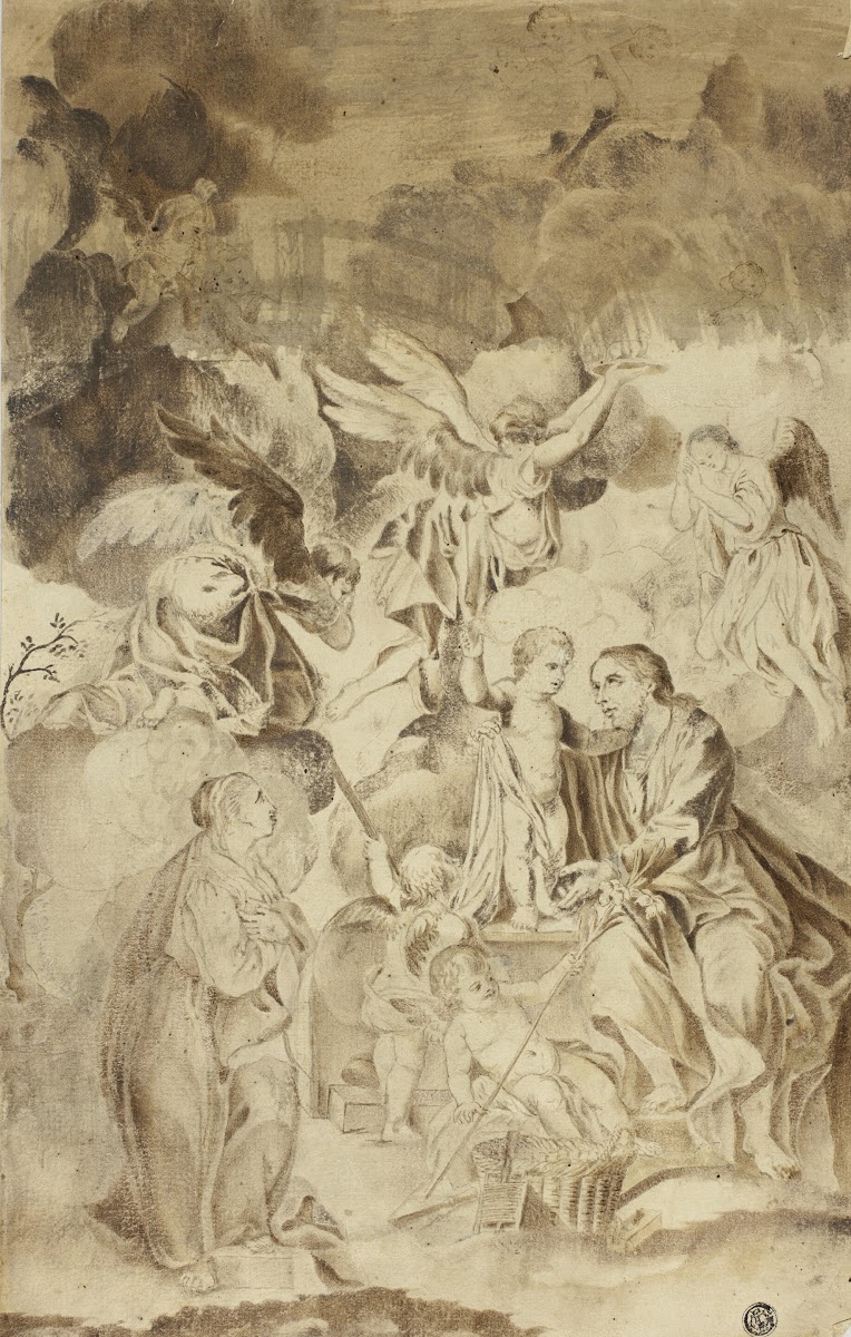 Beholding Vision of Christ Child and Saint Joseph