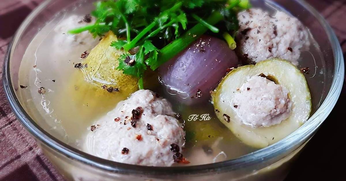 Canh DƯA LEO nhồi thịt