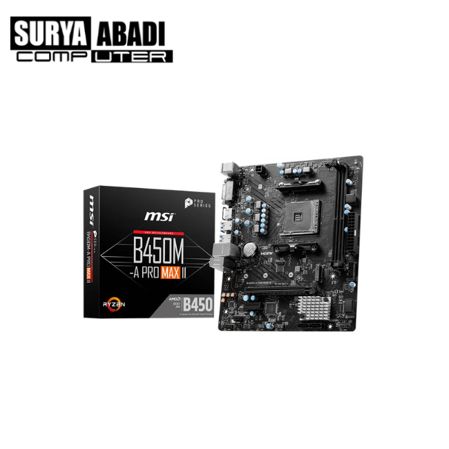 MOTHERBOARD MSI B450M-A PRO MAX II