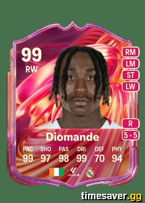 Yan Diomande 99 OVR FUTTIES card EA FC 26