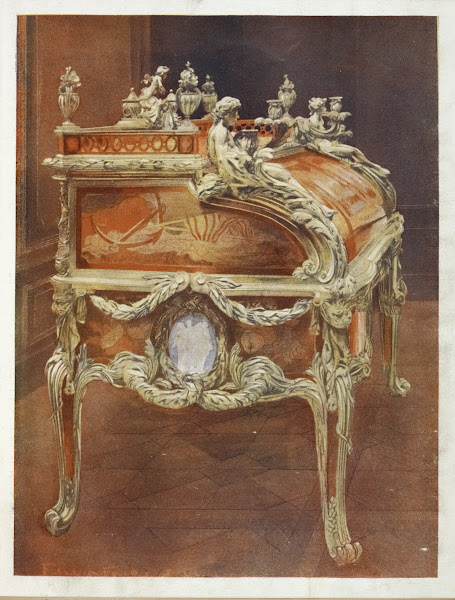 Bureau du roi Louis XV French tansitional Louis XV XVI style 1910   1911