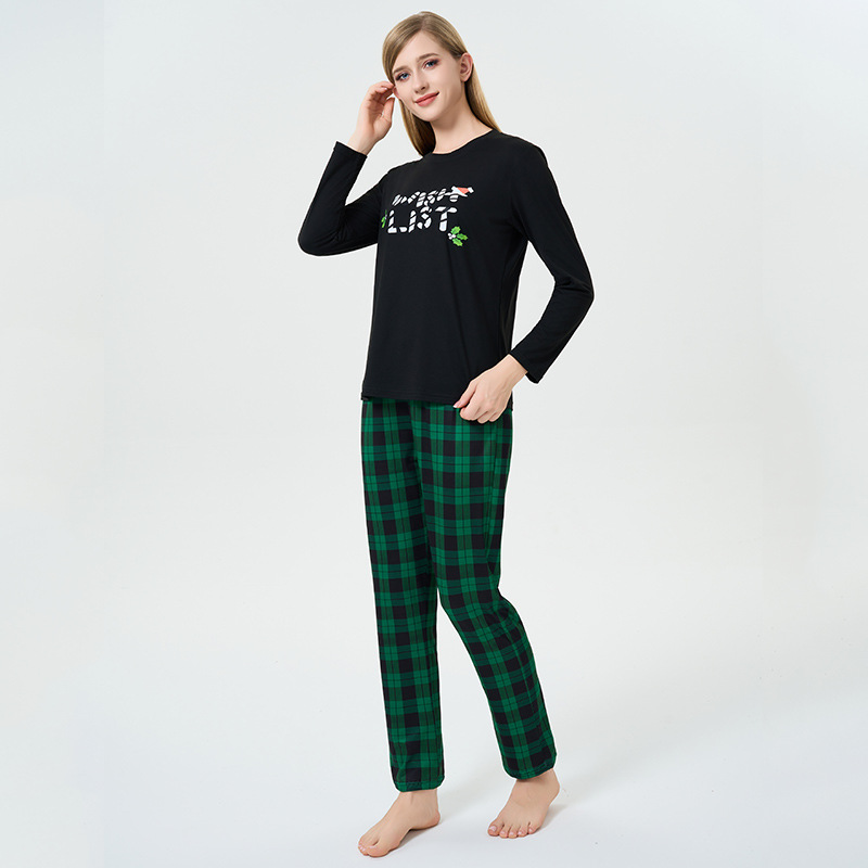 Women's Pajama Set, Long Sleeve, with Christmas Print