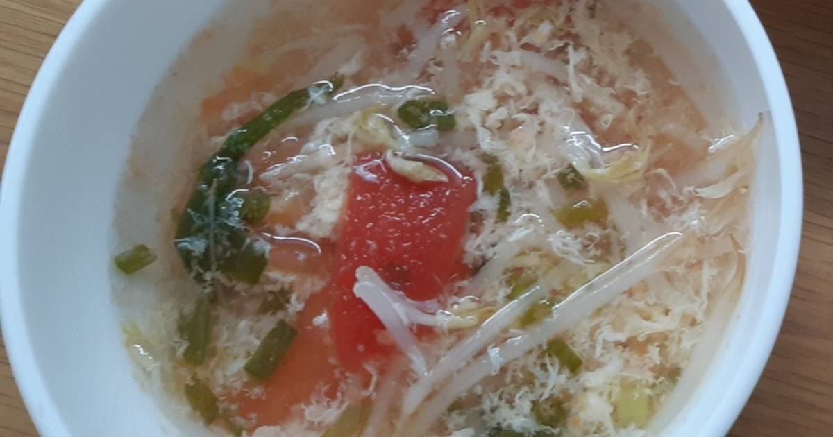Canh cà chua trứng