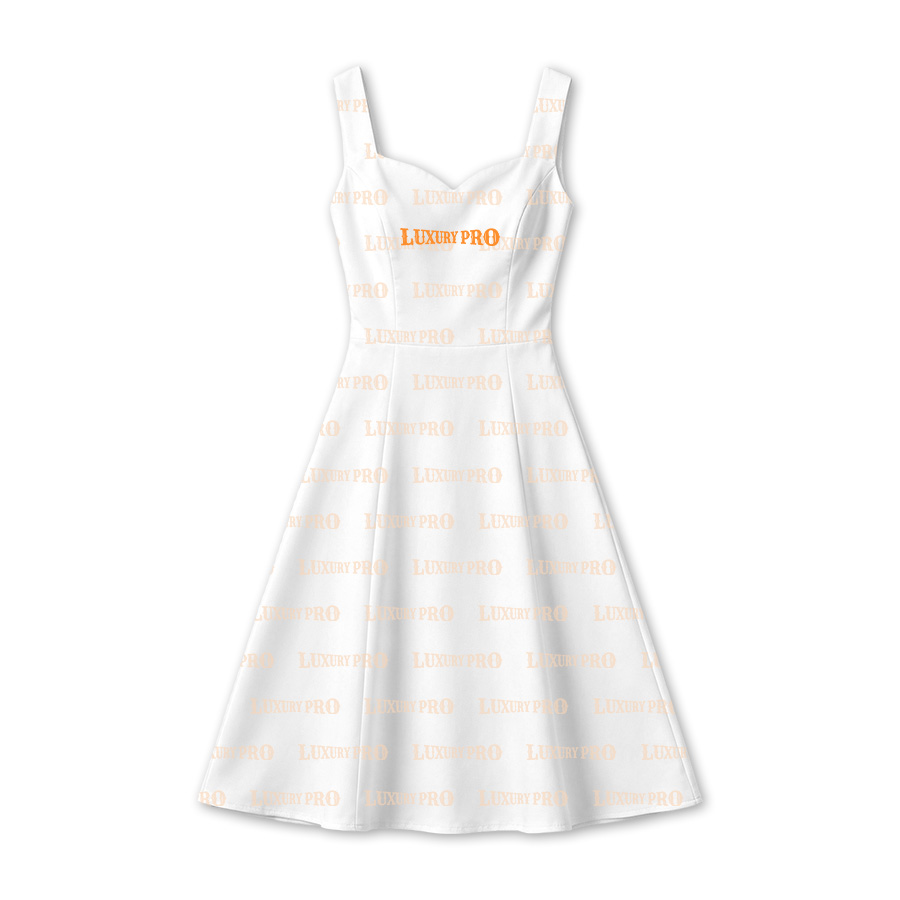 AOP HCM Low-cut Tank Dress