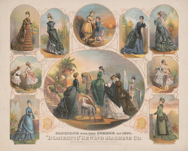 Fashions for the summer of 1874 1874