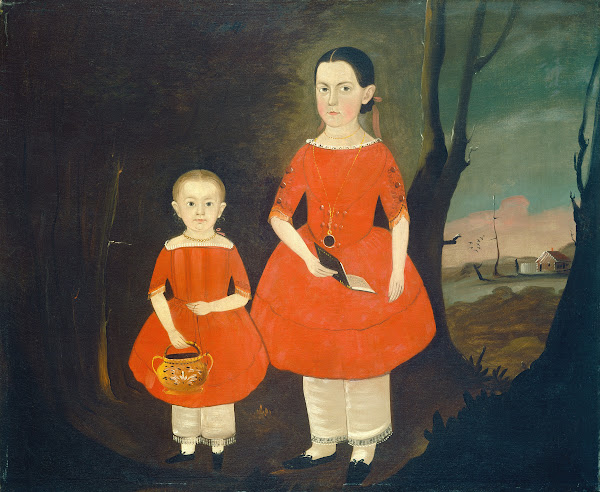Sisters in Red c 1840