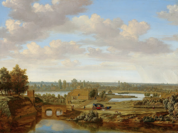 Panorama near Arnhem with the Rhine Gate 1649