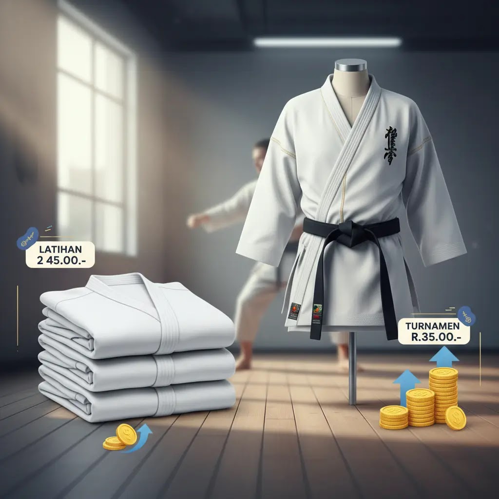 Kisaran Harga Baju Karate untuk Latihan dan Turnamen