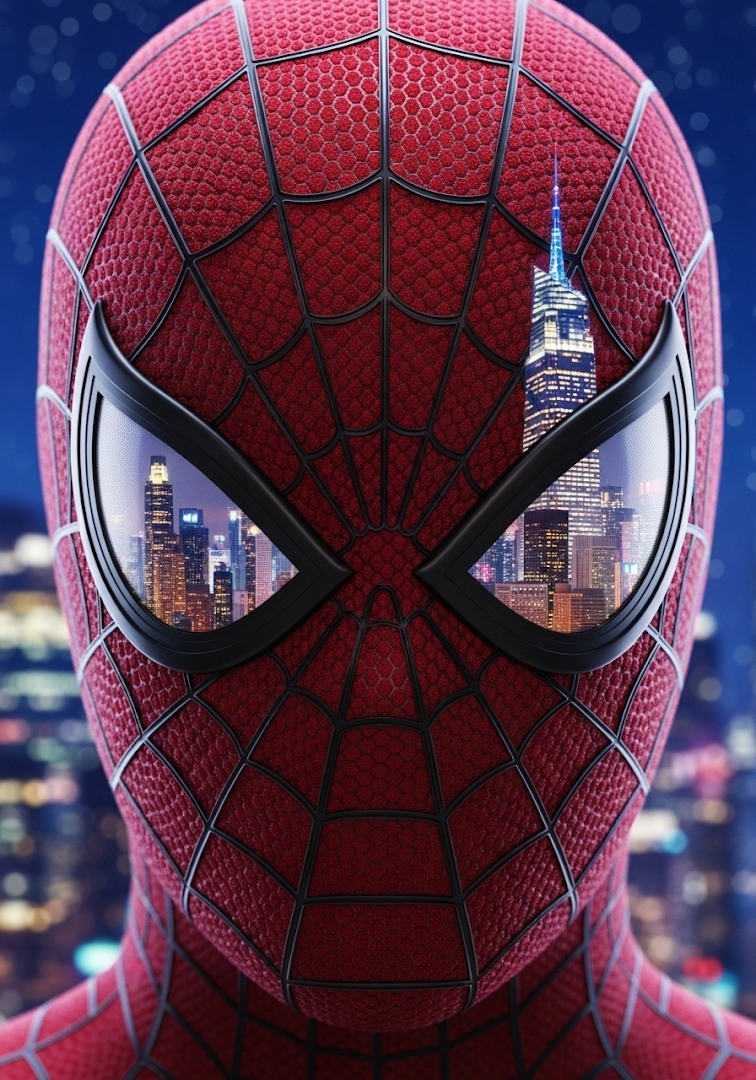 Spider-Man City Reflection