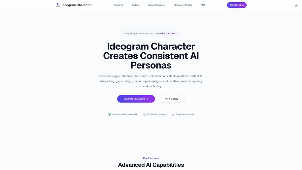 Captura de Ideogram Character