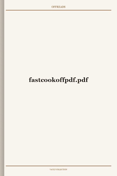 fastcookoffpdf