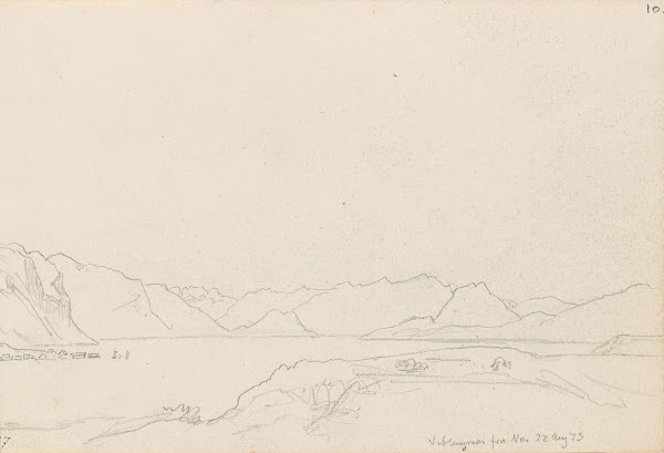 Veblungsnes sett fra Åndalsnes 1873