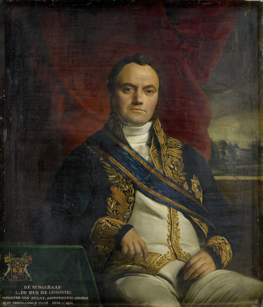 Portrait of Léonard Pierre Joseph Viscount du Bus de Gisignies Commissioner Gene