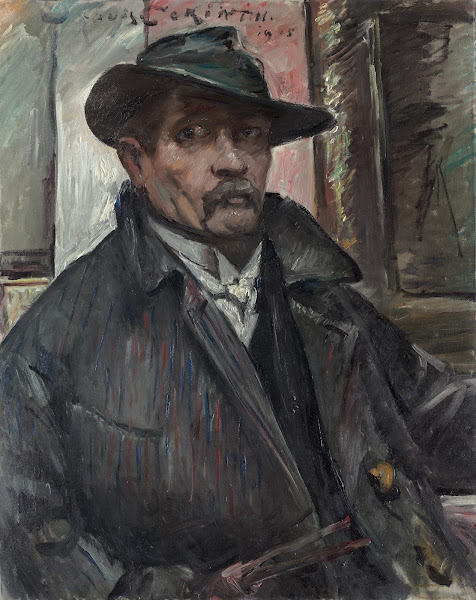 Self Portrait with Hat and Coat 1915