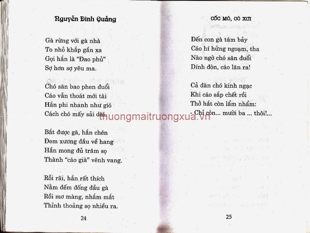 Tập thơ : Cốc mò cò xơi (2003) - Trang 14