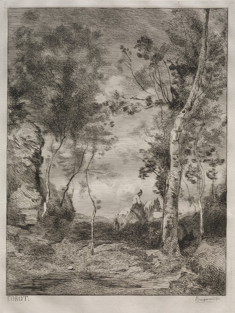Landscape or The White Horse after Corot c 1858
