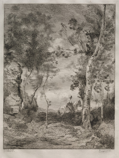 Landscape or The White Horse after Corot c 1858
