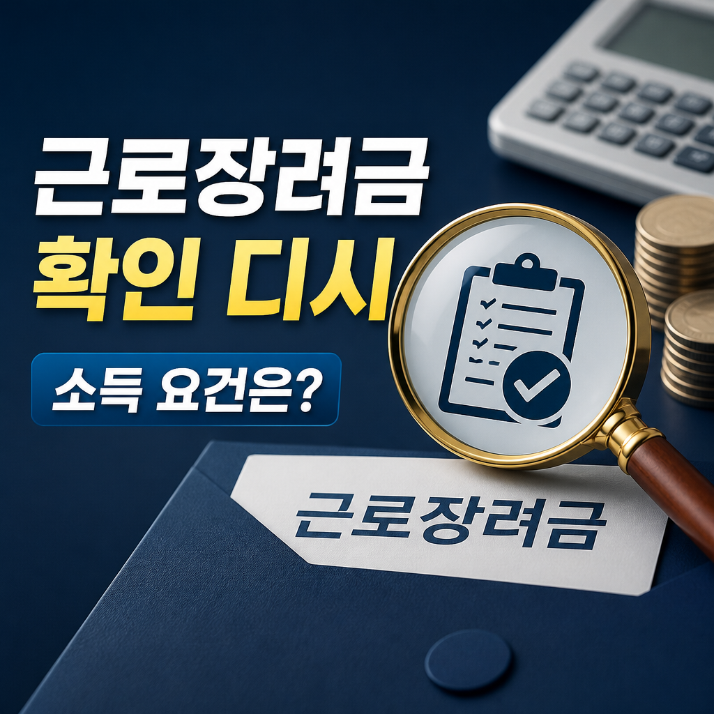 근로장려금 확인 디시 확인해야 할 핵심 사항