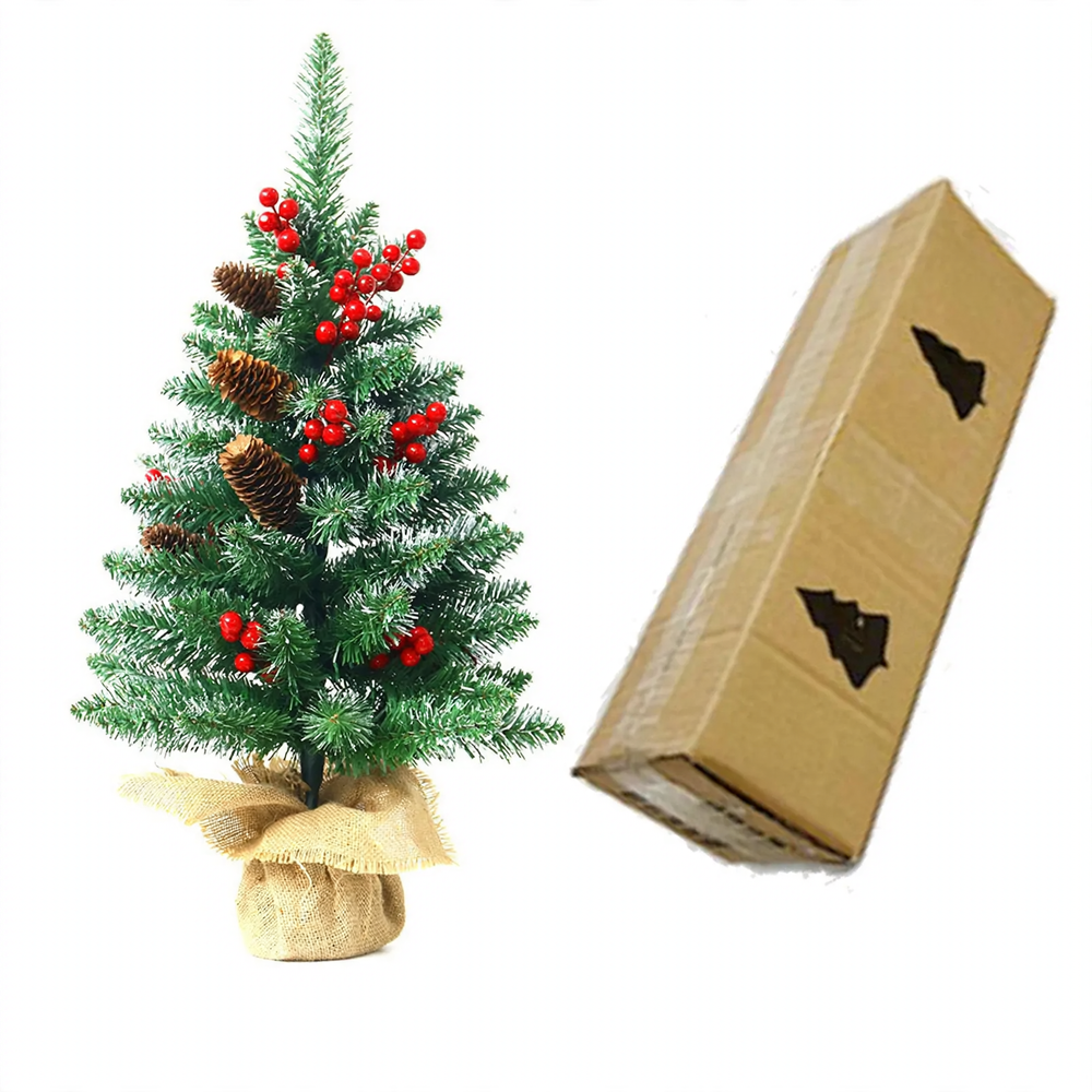 Mini Christmas tree with pine cones, 45/60 cm