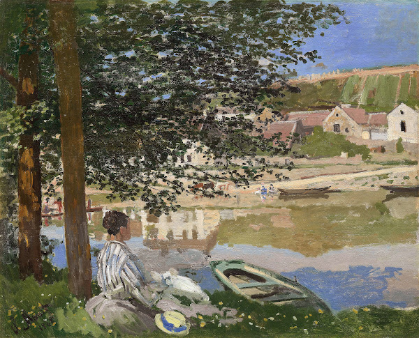 On the Bank of the Seine Bennecourt 1868