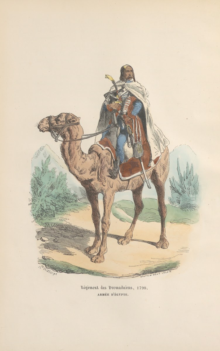 Régiment des Dromadaires 1798 Armée dÉgypte 1844