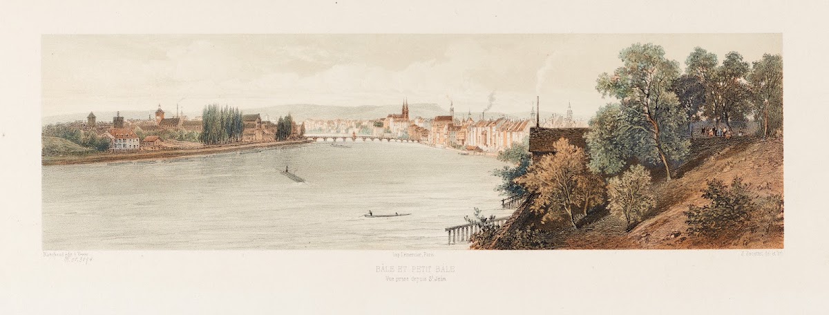 Bâle et Petit Bâle Vue prise depuis St Jean